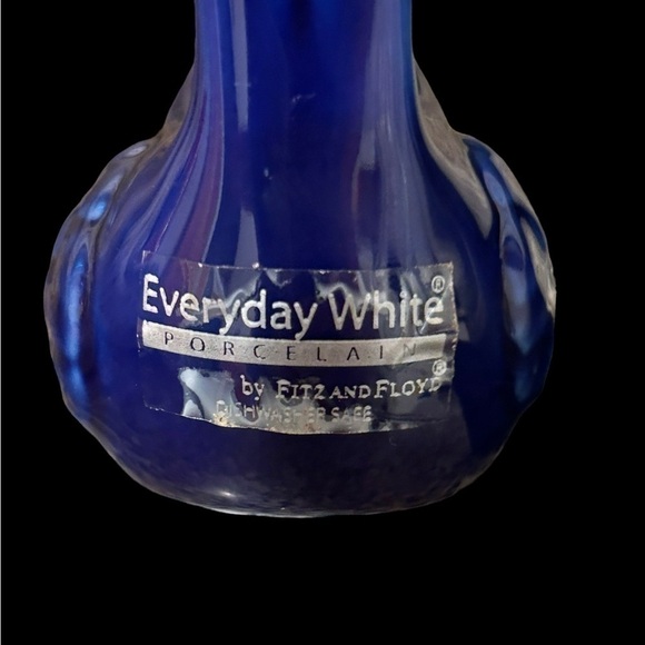 Every Day White By Fitz & Floyd Blue Bird Salt & Pepper Shakers NWT - Picture 4 of 5